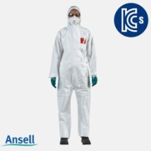 안셀 알파텍 내화학 내산 원피스 보호복 화학복 마이크로가드 MG2500 플러스 1박스